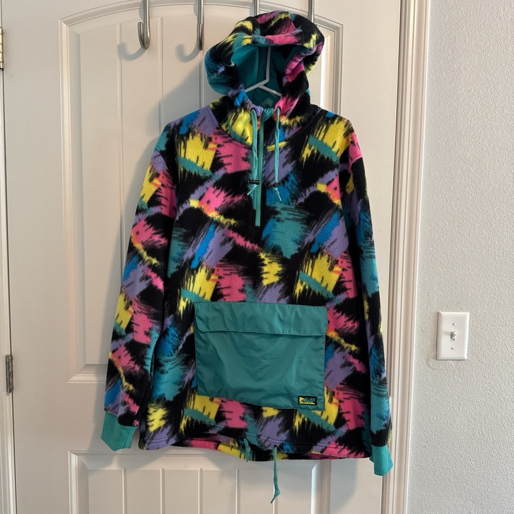 Alab Men’s 80’s Inspired Quarter-Zip Jacket